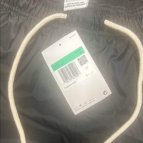 Nike Black Jogger Pants with White Detailing - Picture 2 of 3